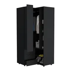 RTA DESIGN - Closet Esquinero Toulouse 180X85X85 Rta Wengue