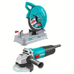 TOTAL TOOLS - Combo Tronzadora 14" Uts223589 + Pulidora 4 1/2" Utg10711556