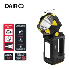 DAIRU - Linterna Para Auto Con Triple Iluminación Y Cabeza