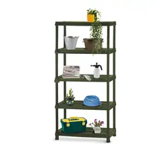 RIMAX - Estanteria Ventilada 91x190.2x45cm 5 Niveles Verde Militar