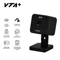 VTA PLUS - Cámara Fija Wifi 2K Visión Nocturna Color Qubit 2