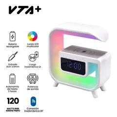 VTA PLUS - Parlante Recargable G-Light 12 W Rms Carga Qi Vta
