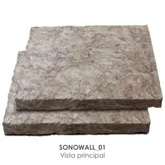 CALORCOL - Aislante Lana Roca 0.61x1.22m 2.5 Pulgadas 4 Unidades Sonowall