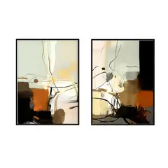 DE CASA - Cuadros Diptico Arte Moderno