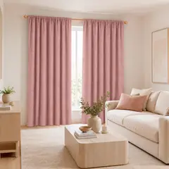 CASA BONITA - Set x 2 Cortinas Campari Iberico 200 X 230 cm Semiopaca Beige