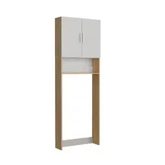 SENSI DACQUA - Mueble Ahorrador de Espacio Lavadora Spencer Blanco 200x69.6x21.5 cm