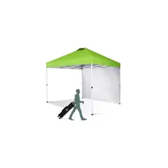 CROWN SHADES - Toldo Con Pared Lateral y Accesorios