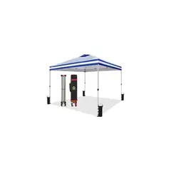 CROWN SHADES - Toldo Desplegable para Exteriores Color Patrón de Rayas