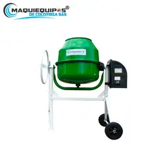 MAQUIEQUIPOS - Mezcladora de Concreto 200 Litros Cremallera y Piñón Metálico