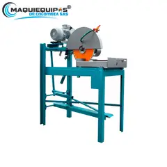 MAQUIEQUIPOS - Cortadora de Ladrillo 18" Trabajo Pesado Motor Gasolina 9HP + Disco Multiprop