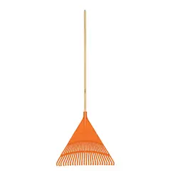 TRUPER - Rastrillo Plástico para Jardín Con Mango Cabeza de 61 cm x 6 Unidades