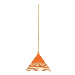 TRUPER - Rastrillo Plástico para Jardín con Mango Cabeza de 56 cm x 6 Unidades