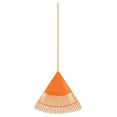 TRUPER - Rastrillo Plástico para Jardín Con Mango Cabeza de 79 cm x 6 Unidades