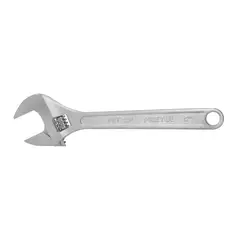 PRETUL - Llave Expansiva Cromada de 12'' con Apertura de 1.5/16'' x 6 Unidades