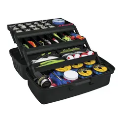TRUPER - Caja para Pesca de 41 Cm 33 Compartimientos y 3 Bandejas x 2 Unidades