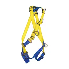 EPI - Arnés de Cuerpo Entero Estándar de 6 Argollas (dorsal. Frontal. Hombros y Laterales). Modelo En X. Talla Universal. Incluye Porta Eslinga