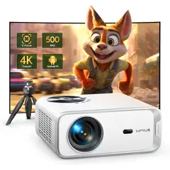 WIMIUS - Proyector 4k Wifi y Bluetooth. Blanco P63