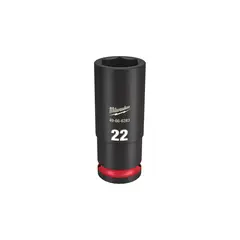 MILWAUKEE - Dado de Impacto Profundo de 22mm y accionamiento cuadrado de 1,27cm