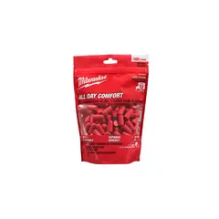 MILWAUKEE - Tapones para Oídos de Espuma 32DB x 100 pares