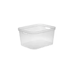 STERILITE - Caja de Almacenamiento Apilable En Modulo Transparente Con Diseño Alto Y Capacidad Mediana