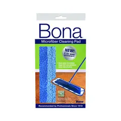 BONA - Almohadilla de Limpieza en Microfibra Color Azul Oscuro y Azul Claro