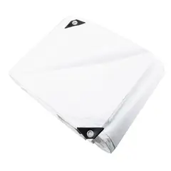 PROSOURCE - Lona de Plástico Color Blanco de 6,09 x 9,14m