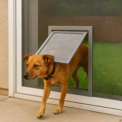PETSAFE - Puerta de Malla de Plástico para Mascotas