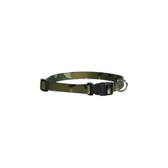 CASUAL CANINE - Camo Para Perro Collar Verde 10-40.640cm