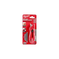 MILWAUKEE - Navaja Multiusos Compacta de Deslizamiento Lateral con Hoja de Acero