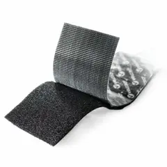 VELCRO - Set X 2 Velcros Industriales Negro 1.20 m X 2 Pulgadas