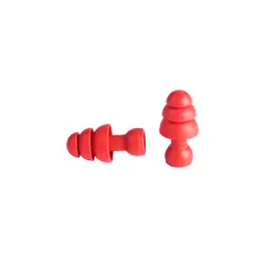 MILWAUKEE - Tapones para Oídos con Rebordes de Espuma Color Rojo de 26DB