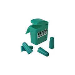 SAFETY WORKS - Tapones para Oídos de Espuma Color Verde de 31DB x 2 Pares