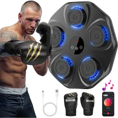 TGLLM - Máquina De Boxeo Musical Entrenador Interactivo Montaje En Pared