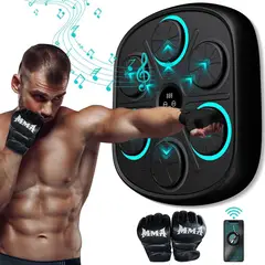 POETISH - Máquina De Boxeo Musical Entrenador Electrónico Negro Para Adultos