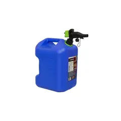 SCEPTER - Bidón de Combustible con Asa Trasera de 5 Galones de Polipropileno Azul