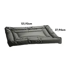 SLUMBER PET - Cama para Perros de Color Gris Con Cubierta de Nylon con 121.92cm de Largo y 27.94cm de Ancho