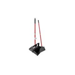LIBMAN - Escoba y Recogedor de Cerdas Recicladas PET de Acero con Cara de Barrido de 25,4cm