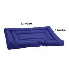 SLUMBER PET - Cama para Perros de Color Azul Real de 121.92cm de Largo y 48.26cm de Ancho