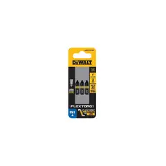 DEWALT - Punta para Destornillador con Mando Phillips #1 y Vástago Hexago de 0,635cm y 2,54cm de largo