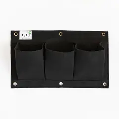 PEPO HOME AND GARDEN - Matera 3 Bolsillos Horizontal para Jardín Vertical de Pared de 44cm x 25cm