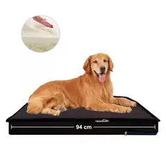 TECHCONFORT - Cama Para Mascota Viscoelástica Memory Foam 94X64X9Cm