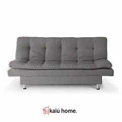 KAIU HOME - Sofá Cama Dante 180X86X100 Gris Tela Tipo Lino