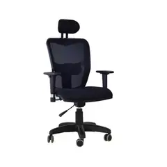 COMPUMUEBLES - Silla de escritorio Ejecutiva Negro Fiory Gerencial