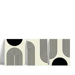 BE AND BEE - Triptico Black Dots