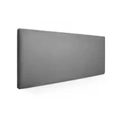 BANZAY - Cabecero Liso Semi Doble Gris