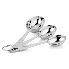 NOVUM - Set x4 Tazas Medidoras Acero Inoxidables