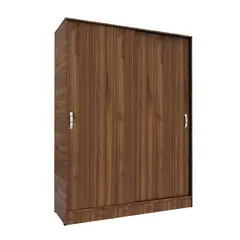 MADERKIT - Closet de Puertas Corredizas Nevada 150x200x53 cm Gales Wengue