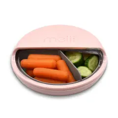 MELII - Contenedor Bocadillos 177 ml Rosado y Gris