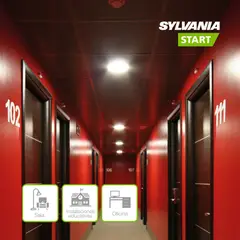 SYLVANIA - Panel LED Sin Borde 18w Luz Fría Sobreponer Certificado