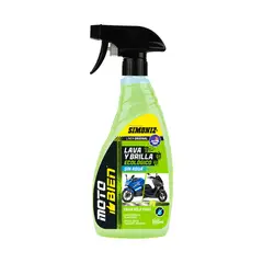 SIMONIZ - Lava Y Brillo Ecológico Sin Agua Moto Bien 500Ml